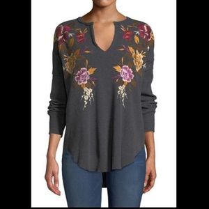 Johnny Was embroidered thermal